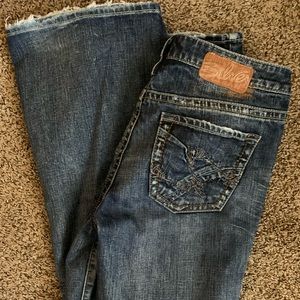 Suki Flare Silver Jeans